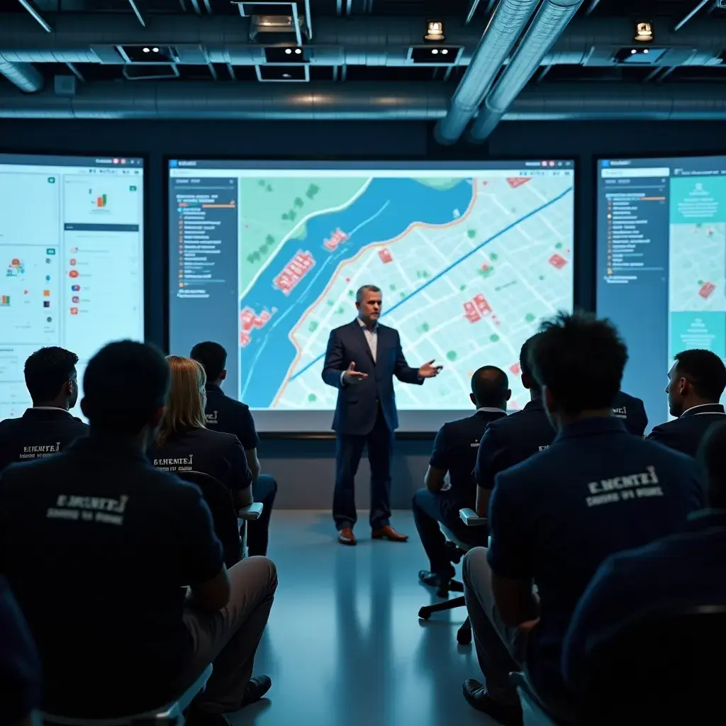 Modern industrial facility